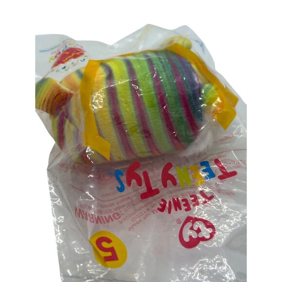 McDonalds HapTy Teenie Teeny Tys Tiggy The Tiger Plush Toy New In Package Vintag - Picture 4 of 5